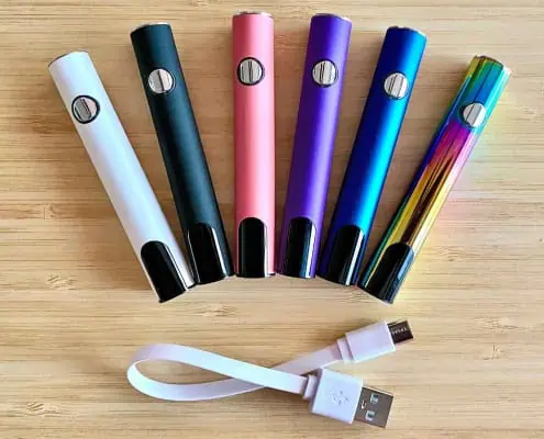 Button Vape Pen Battery LED 400mAh