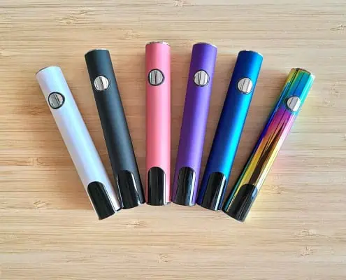 Button Vape Pen Battery LED 400mAh