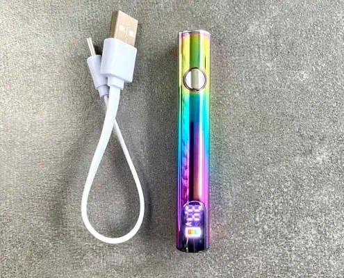 Button Vape Pen Battery LED